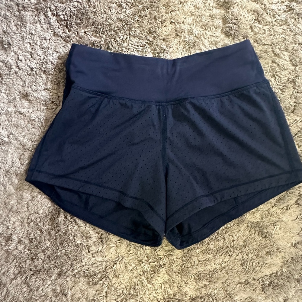 Lululemon Athletica Dark Blue Athletic Shorts